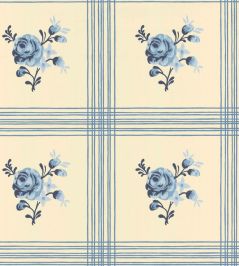 Rose Wallpaper by Langelid Von Bromssen Delt Blue Rose Wallpaper by Langelid Von Bromssen Delt Blue