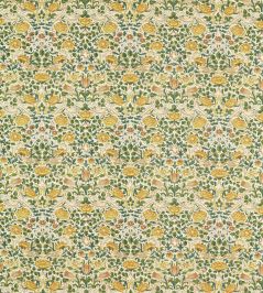 Rose Fabric by Morris & Co Weld/Leaf Green Rose Fabric by Morris & Co Weld/Leaf Green
