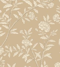 Roseberry Wallpaper by Cole & Son Champagne Shimmer Roseberry Wallpaper by Cole & Son Champagne Shimmer