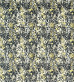 Rosedene Fabric by Studio G Charcoal / Chartreuse Rosedene Fabric by Studio G Charcoal / Chartreuse