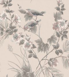 Rosemore Wallpaper by 1838 Wallcoverings Pink Rosemore Wallpaper by 1838 Wallcoverings Pink