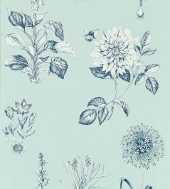 Roseraie Wallpaper by Clarke & Clarke Seaglass Roseraie Wallpaper by Clarke & Clarke Seaglass