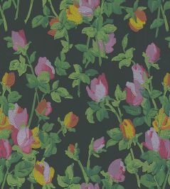 Roseraie Wallpaper by Jannelli&Volpi Charcoal Roseraie Wallpaper by Jannelli&Volpi Charcoal