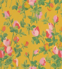 Roseraie Wallpaper by Jannelli&Volpi Yellow Roseraie Wallpaper by Jannelli&Volpi Yellow