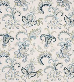 Roseto Fabric by Colefax and Fowler Blue Roseto Fabric by Colefax and Fowler Blue