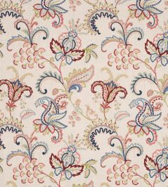 Roseto Fabric by Colefax and Fowler Red/Navy Roseto Fabric by Colefax and Fowler Red/Navy