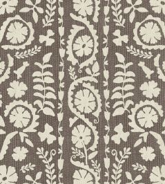 Rosetta Fabric by Lewis & Wood Cinders Rosetta Fabric by Lewis & Wood Cinders