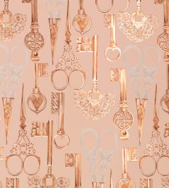 Roxanne Wallpaper by Romo Powder Room Roxanne Wallpaper by Romo Powder Room