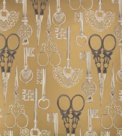 Roxanne Wallpaper by Romo Vintage Gold Roxanne Wallpaper by Romo Vintage Gold