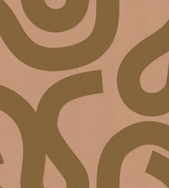 Roxy Fabric by Zimmer + Rohde Brown/Pink Roxy Fabric by Zimmer + Rohde Brown/Pink