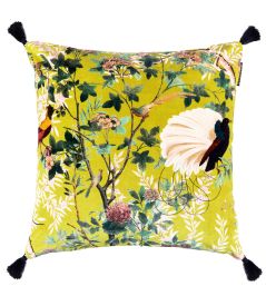 Royal Garden Cushion 50 x 50cm by MINDTHEGAP Yellow Royal Garden Cushion 50 x 50cm by MINDTHEGAP Yellow