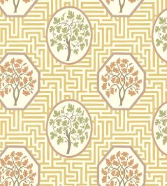 Royal Maze Wallpaper by GP & J Baker Ochre Royal Maze Wallpaper by GP & J Baker Ochre