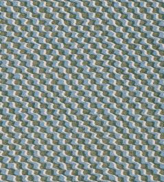 Ruffle Fabric by Fermoie Green/Blue Ruffle Fabric by Fermoie Green/Blue