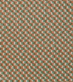 Ruffle Fabric by Fermoie Green/Brown Ruffle Fabric by Fermoie Green/Brown