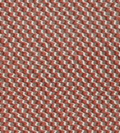 Ruffle Fabric by Fermoie Red/Grey Ruffle Fabric by Fermoie Red/Grey