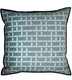 Rufolo Cushion 45 x 45cm by Maison Casamance Celadon Rufolo Cushion 45 x 45cm by Maison Casamance Celadon