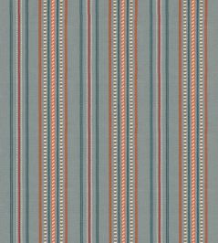 Rufus Stripe Fabric by GP & J Baker Teal Rufus Stripe Fabric by GP & J Baker Teal