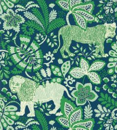 Rumble In The Jungle Wallpaper by Scion Midnight / Mint Leaf Rumble In The Jungle Wallpaper by Scion Midnight / Mint Leaf