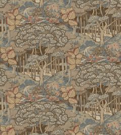 Ruskin Wallpaper by GP & J Baker Teal Ruskin Wallpaper by GP & J Baker Teal