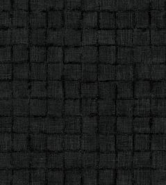 Rustic Check Wallpaper by Eijffinger Black Rustic Check Wallpaper by Eijffinger Black