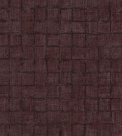 Rustic Check Wallpaper by Eijffinger Red Rustic Check Wallpaper by Eijffinger Red