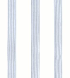 Sabine Stripe Fabric by Thibaut Oxford Blue Sabine Stripe Fabric by Thibaut Oxford Blue
