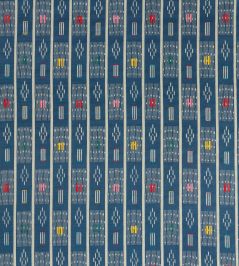 Safar Fabric by Sanderson Indigo/Multi Safar Fabric by Sanderson Indigo/Multi