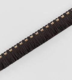 Saffra Fringe Trimming by Romo Charcoal Saffra Fringe Trimming by Romo Charcoal