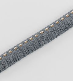 Saffra Fringe Trimming by Romo Shadow Grey Saffra Fringe Trimming by Romo Shadow Grey