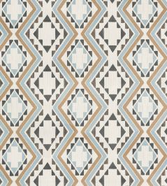 Sagamore Fabric by Thibaut Toffee and Charcoal Sagamore Fabric by Thibaut Toffee and Charcoal