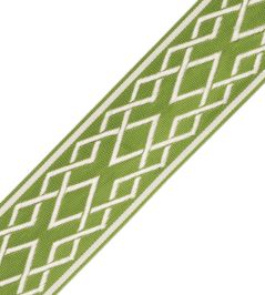 Saisons Interlink Border Trimming by Samuel & Sons Lime Saisons Interlink Border Trimming by Samuel & Sons Lime