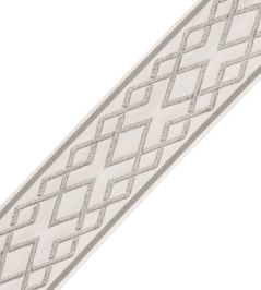 Saisons Interlink Border Trimming by Samuel & Sons Stone Saisons Interlink Border Trimming by Samuel & Sons Stone