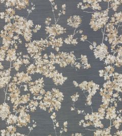 Sakuya Fabric by Romo Gunmetal Sakuya Fabric by Romo Gunmetal
