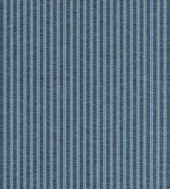 Salem Stripe Fabric by Thibaut Navy Salem Stripe Fabric by Thibaut Navy