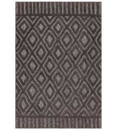 Salta Diamond Rug by Asiatic Charcoal Salta Diamond Rug by Asiatic Charcoal