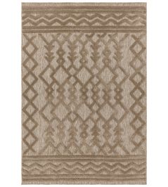 Salta Links Rug by Asiatic Brown Salta Links Rug by Asiatic Brown