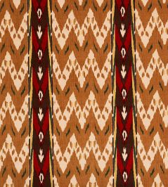 Samar Ikat Velvet Fabric by Schumacher Gold Samar Ikat Velvet Fabric by Schumacher Gold