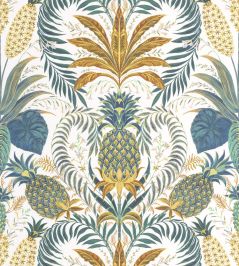 Samba Wallpaper by Casadeco Vert Canopee Samba Wallpaper by Casadeco Vert Canopee