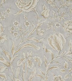 Sambourne Vine Fabric by Liberty Pewter Sambourne Vine Fabric by Liberty Pewter