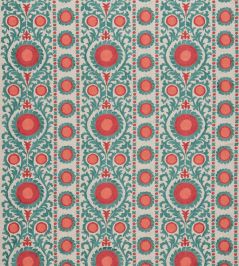 Samrina Fabric by Osborne & Little Coral Samrina Fabric by Osborne & Little Coral