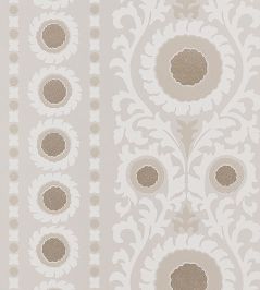 Samrina Wallpaper by Osborne & Little Ivory/Gilver Samrina Wallpaper by Osborne & Little Ivory/Gilver