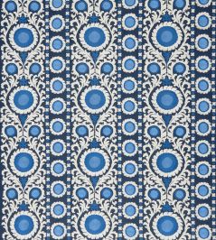 Samrina Fabric by Osborne & Little Indigo Samrina Fabric by Osborne & Little Indigo