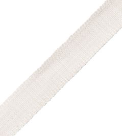 Positano Linen Border 25MM Trimming by Samuel & Sons Salt Positano Linen Border 25MM Trimming by Samuel & Sons Salt
