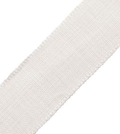 Positano Linen Border 50MM Trimming by Samuel & Sons Salt Positano Linen Border 50MM Trimming by Samuel & Sons Salt