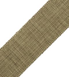 Positano Linen Border 50MM Trimming by Samuel & Sons Olive Positano Linen Border 50MM Trimming by Samuel & Sons Olive