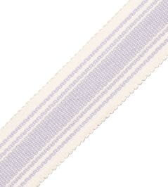 Sorrento Striped Border Trimming by Samuel & Sons Lavender Sorrento Striped Border Trimming by Samuel & Sons Lavender