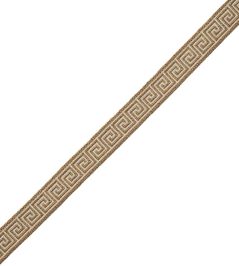 Aristotle Greek Key 16MM Trimming by Samuel & Sons Antique Gold Aristotle Greek Key 16MM Trimming by Samuel & Sons Antique Gold