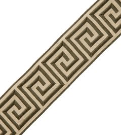Aristotle Greek Key 35MM Trimming by Samuel & Sons Olive Aristotle Greek Key 35MM Trimming by Samuel & Sons Olive