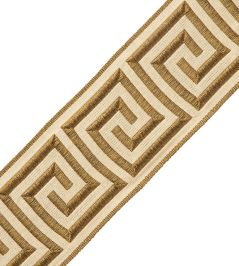 Aristotle Greek Key 70MM Trimming by Samuel & Sons Antique Gold Aristotle Greek Key 70MM Trimming by Samuel & Sons Antique Gold