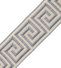 Aristotle Greek Key 70MM Trimming by Samuel & Sons Porcelain Blue Aristotle Greek Key 70MM Trimming by Samuel & Sons Porcelain Blue